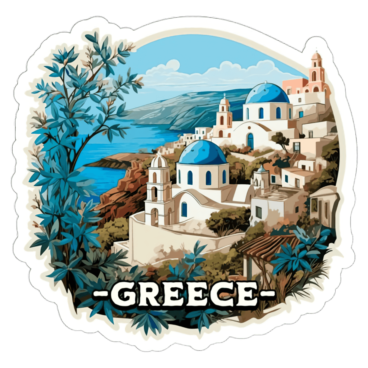 Greece Vector Sticker